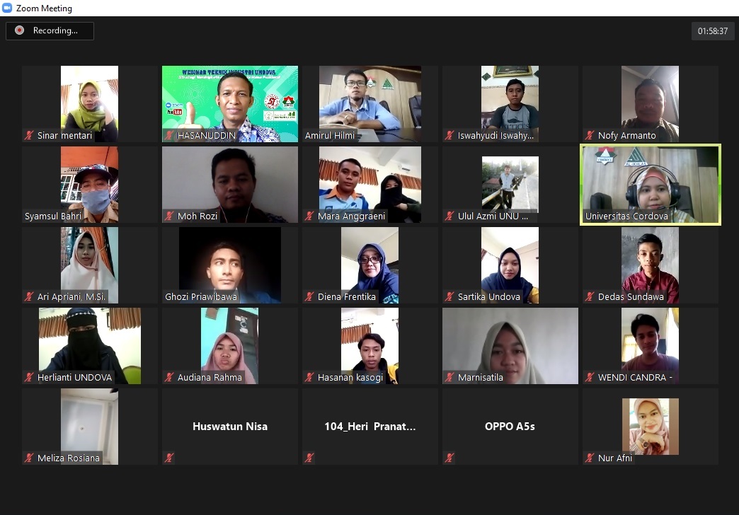 Webinar UNDOVA
